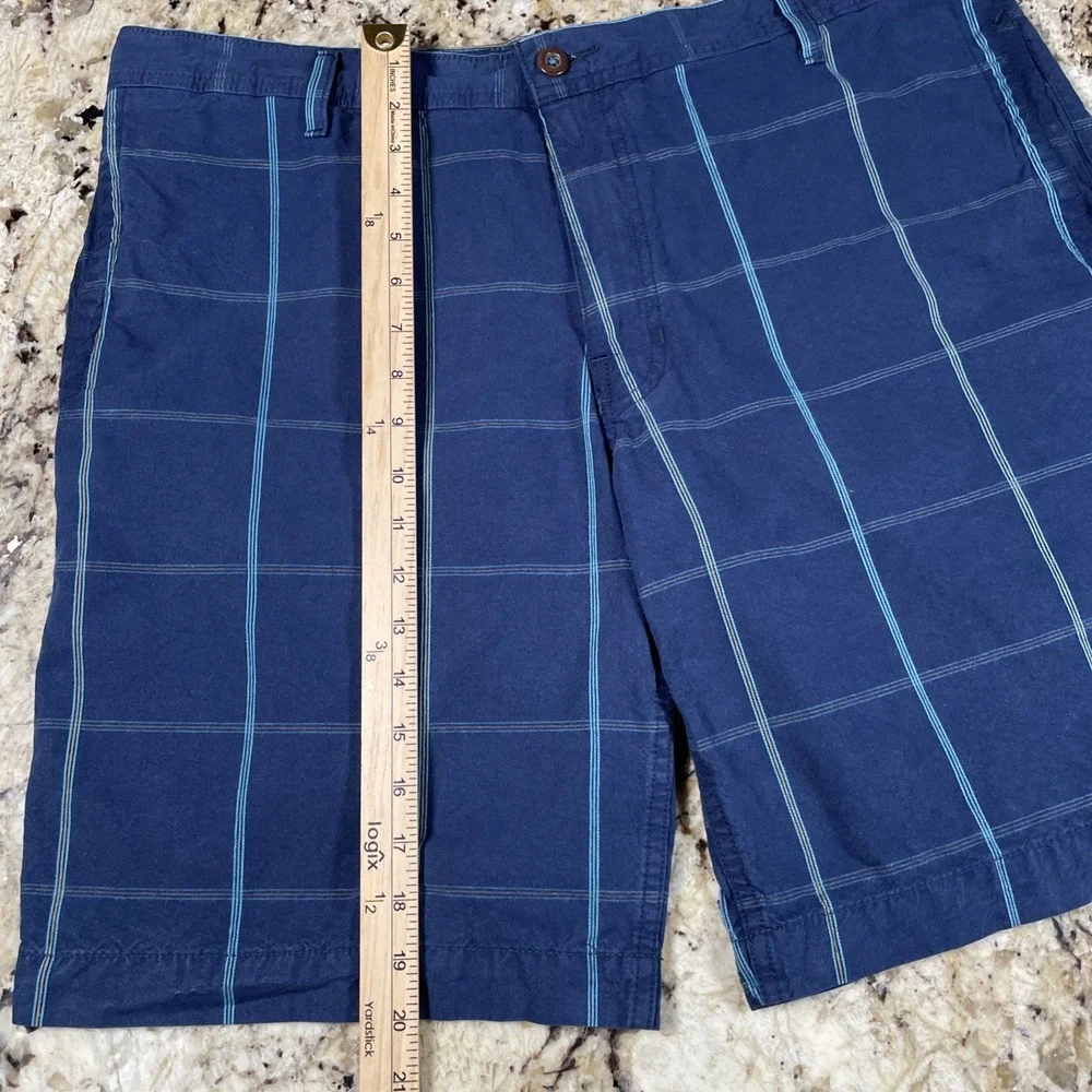 VTG The North Face Chino Shorts Men Sz 38 Reg 100% Cotton Casual Navy 9.5